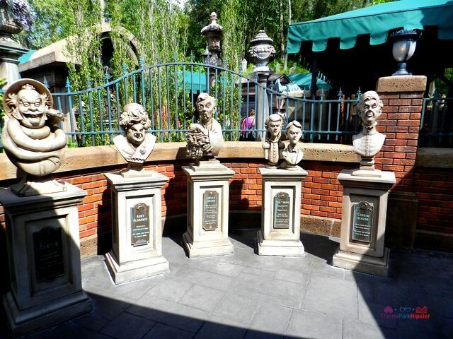 Haunted Mansion Ghost Hosts in interactive line at Magic Kingdom. One of the best rides at the Magic Kingdom.