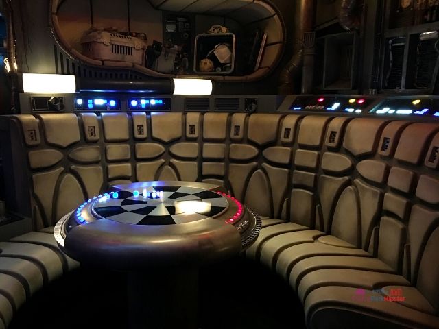 Star Wars Galaxy's Edge Smugglers Run inside Millennium Falcon. One of the best rides at Star Wars Land in Disney World and Disneyland.