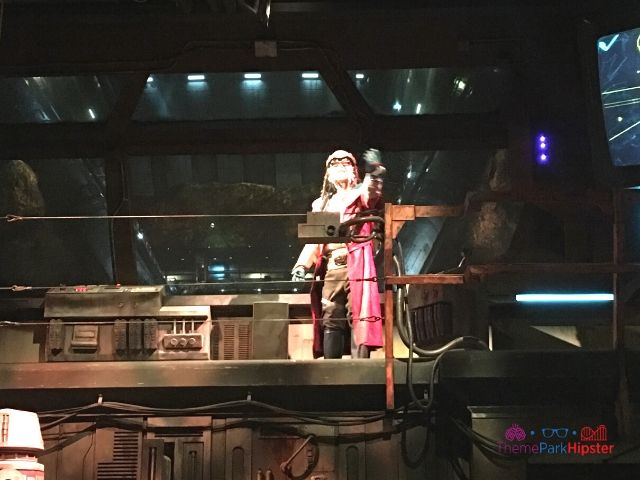 Star Wars Galaxy's Edge Smugglers Run Hondo in Pre Show. Keep reading to get the full guide on the best Single Rider Lines at Disney World.
